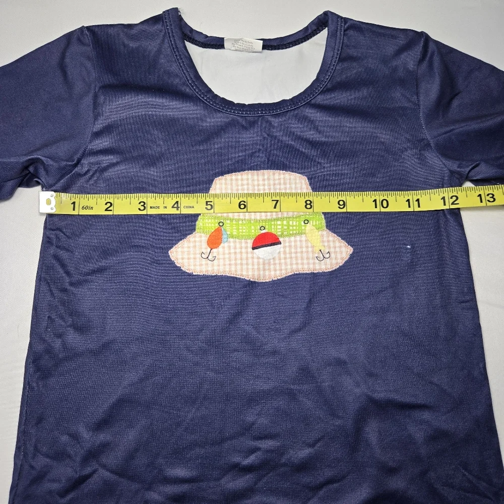 Boys NWOT 2 Piece Outfit Size 5-6T‎ Fishing Design